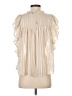 Topshop 100% Polyester Ivory Sleeveless Blouse Size 4 - photo 2