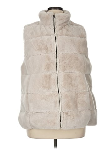 Catherine Malandrino Faux Fur Vest (view 1)