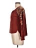Tiny 100% Rayon Burgundy Long Sleeve Top Size L - photo 5