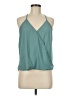 Papermoon 100% Polyester Teal Sleeveless Blouse Size M (petite) - photo 1