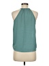 Papermoon 100% Polyester Teal Sleeveless Blouse Size M (petite) - photo 2