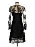 Taylor 100% Polyester Floral Black Cocktail Dress Size 4 - photo 2