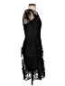 Taylor 100% Polyester Floral Black Cocktail Dress Size 4 - photo 4