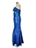 Jovani Blue Cocktail Dress Size 12 - photo 5