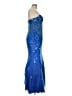 Jovani Blue Cocktail Dress Size 12 - photo 4