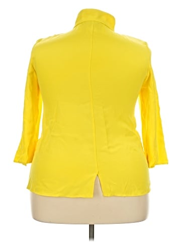 Nina Mclemore 3/4 Sleeve Silk Top (view 2)