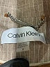 Calvin Klein 100% Polyester Stripes Solid Tan Blazer Size 14 - photo 6