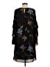 Worthington 100% Polyester Floral Black Casual Dress Size 4 - photo 2