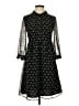 Uniqlo 100% Polyester Stars Black Cocktail Dress Size XS - photo 1