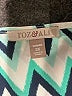 Roz & Ali 100% Polyester Chevron-herringbone Teal 3/4 Sleeve Blouse Size 2X - photo 7