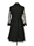 Uniqlo 100% Polyester Stars Black Cocktail Dress Size XS - photo 2