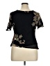 Lola 100% Rayon Black Short Sleeve Blouse Size XL - photo 2