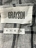 Grayson 100% Cotton Checkered-gingham Gray Long Sleeve Button-Down Shirt Size Sm (2) - photo 7