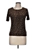 Cleo Brown Short Sleeve Top Size M - photo 1