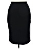 Tahari Solid Black Formal Skirt Size 14 - photo 1