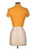 Love J Yellow Short Sleeve Turtleneck Size L - photo 2