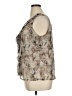 Northern Reflections 100% Polyester Silver Sleeveless Blouse Size XL - photo 5