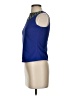 Bisou Bisou Blue Sleeveless Blouse Size XS - photo 5