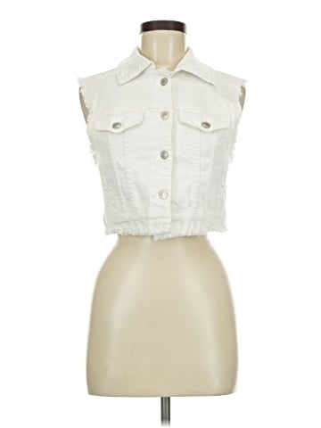 Papaya Denim Vest (view 1)