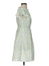 Jason Wu 100% Polyester Argyle Blue Cocktail Dress Size 2 - photo 4