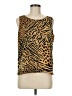 Liz Claiborne 100% Polyester Gold Sleeveless Blouse Size M - photo 1