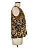 Liz Claiborne 100% Polyester Gold Sleeveless Blouse Size M - photo 4