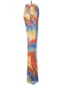 Akira Print Blue Dress Pants Size M - photo 4