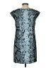 MICHAEL Michael Kors Graphic Blue Cocktail Dress Size S - photo 2
