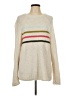 Sonoma Goods for Life Color Block Ivory Pullover Sweater Size L - photo 1