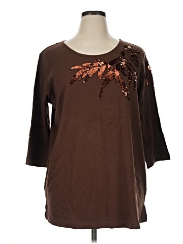 Quacker Factory 3/4 Sleeve Top (view 1)