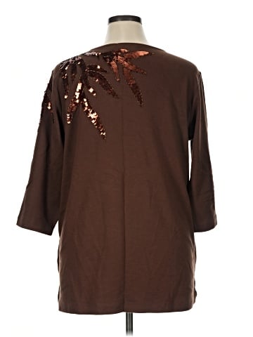 Quacker Factory 3/4 Sleeve Top (view 2)
