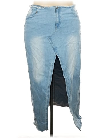 Unbranded Denim Skirt (view 1)