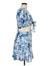 Cider Print Blue Cocktail Dress Size XL - photo 4