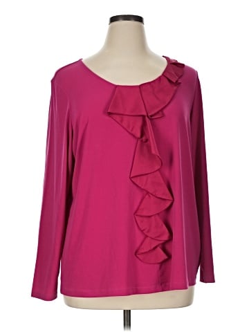 Susan Graver Long Sleeve Blouse (view 1)