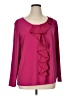 Susan Graver Pink Long Sleeve Blouse Size 1X - photo 1