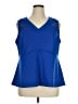 Simply Emma Blue Sleeveless Blouse Size 1X - photo 1