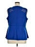 Simply Emma Blue Sleeveless Blouse Size 1X - photo 2