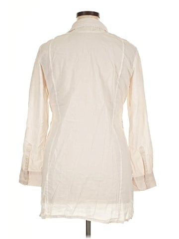 Converse One Star 3/4 Sleeve Button-Down Shirt (view 2)