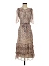 Sugar Lips Paisley Brown Casual Dress Size XS - photo 1