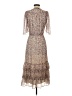 Sugar Lips Paisley Brown Casual Dress Size XS - photo 2