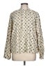 Universal Thread Print Ivory Long Sleeve Blouse Size L - photo 1