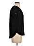 Vince. Black Short Sleeve Silk Top Size S - photo 4