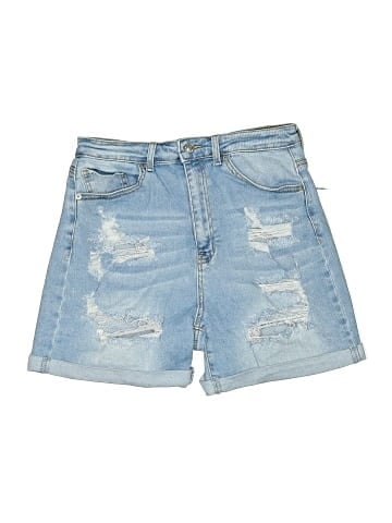 Wax Jean Denim Shorts (view 1)