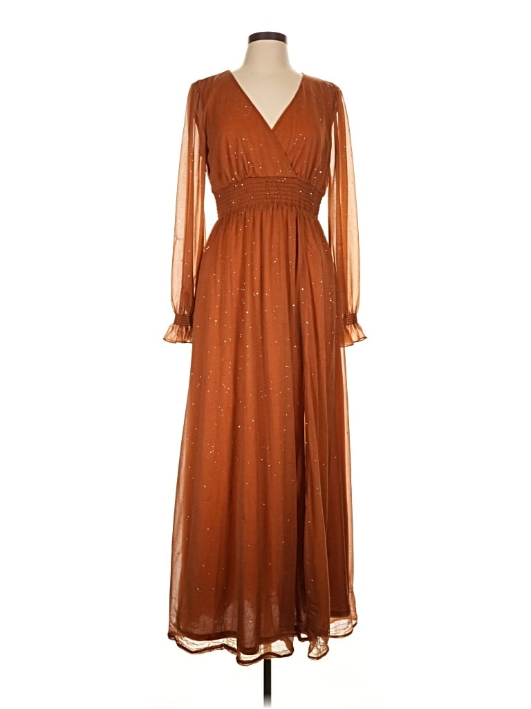 Pre-owned Baltic Born Casual Dress In Brown