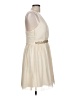 BCX Solid Ivory Cocktail Dress Size 13 - photo 4