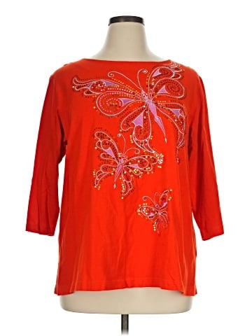 Bob Mackie 3/4 Sleeve Blouse (view 1)