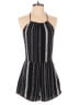 Paper Crane 100% Rayon Stripes Black Romper Size S - photo 1