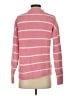 J.Crew Factory Store 100% Polyester Stripes Pink Pullover Sweater Size S - photo 2
