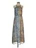 HD in Paris 100% Polyester Polka Dots Multi Color Blue Cocktail Dress Size 4 - photo 1