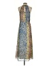 HD in Paris 100% Polyester Polka Dots Multi Color Blue Cocktail Dress Size 4 - photo 2